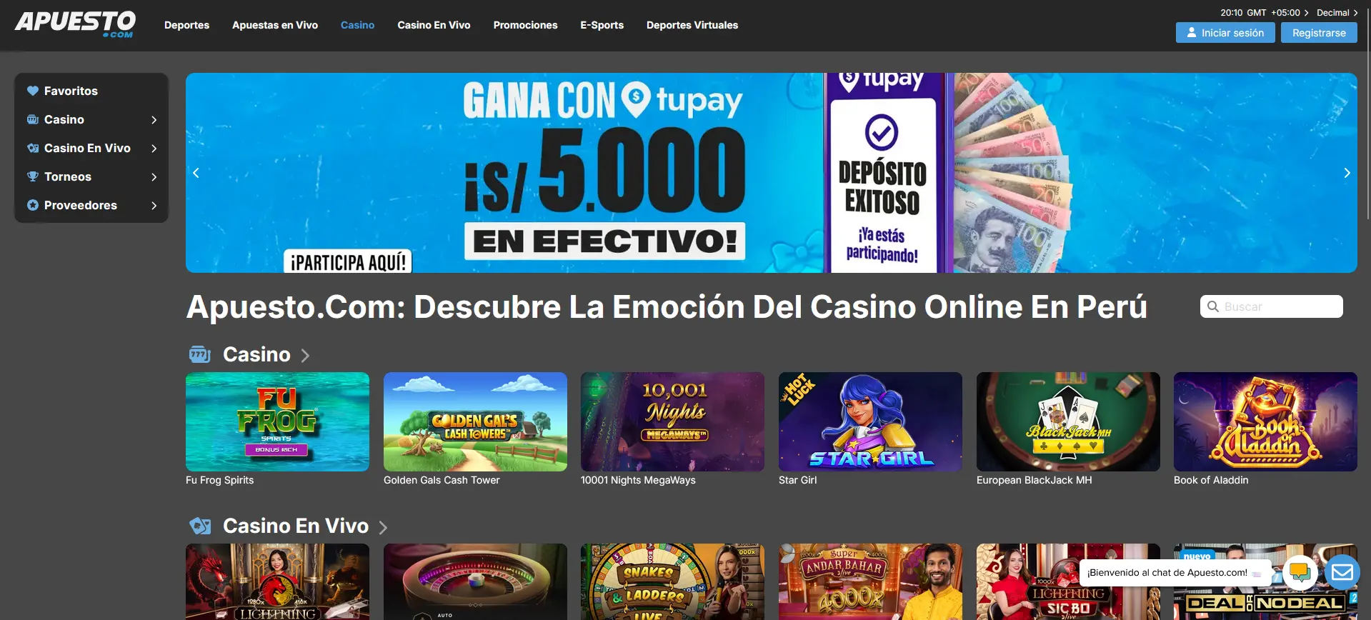 Casino Apuesto en Perú