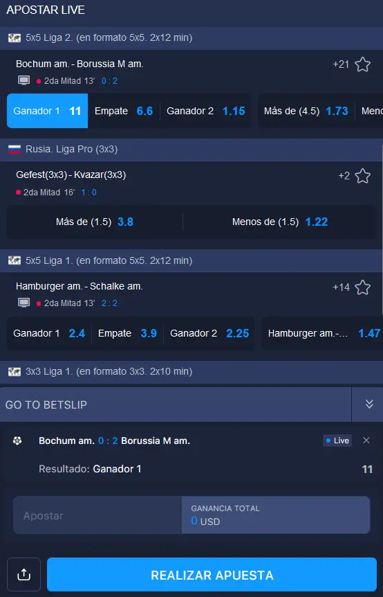 Cómo apostar en la aplicación móvil en casino y deportes