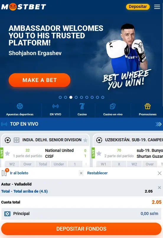 Cómo apostar en la aplicación móvil en casino y deportes