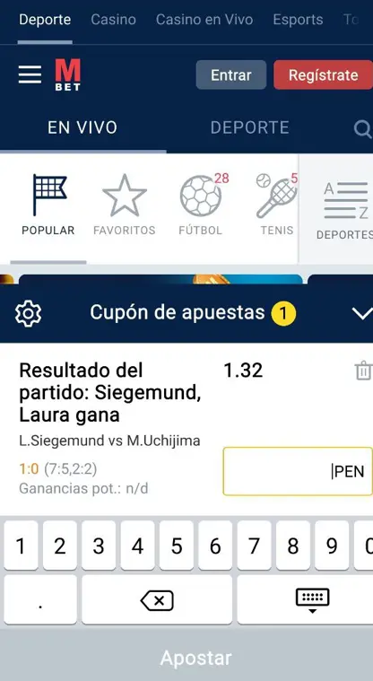 Cómo apostar en la aplicación móvil en casino y deportes