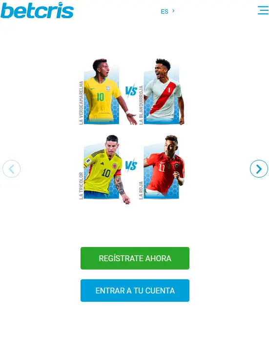 Facilidad de uso de la aplicación Betcris en Android