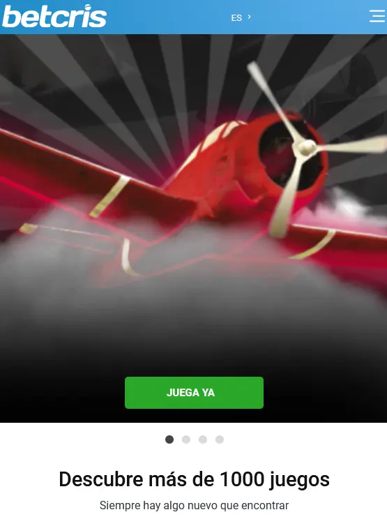 Juegos de casino en la aplicación Betcris