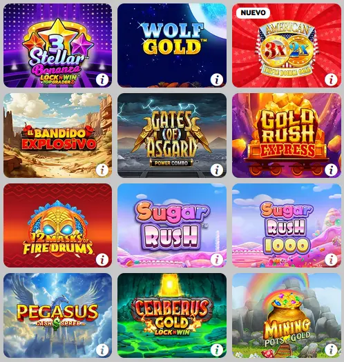 Juegos de casino en la aplicación Betway