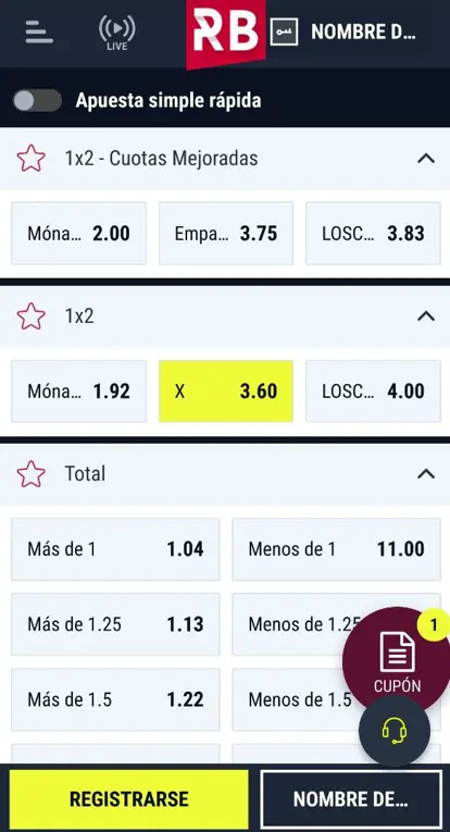 ¿Cómo apostar en una aplicación móvil en casino y deportes
