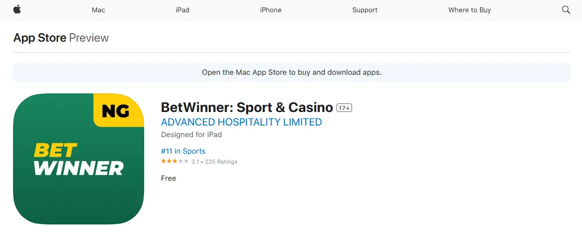 ¿Cómo descargar e instalar la aplicación Betwinner en iOS en Perú