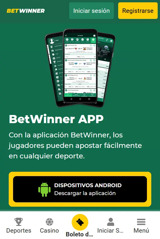 ¿Cómo descargar e instalar la app Betwinner en Android en Perú