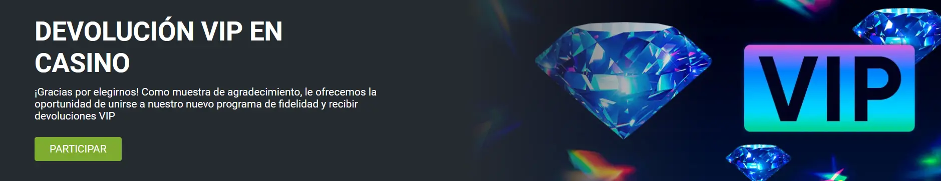 1xBet - Devolución VIP