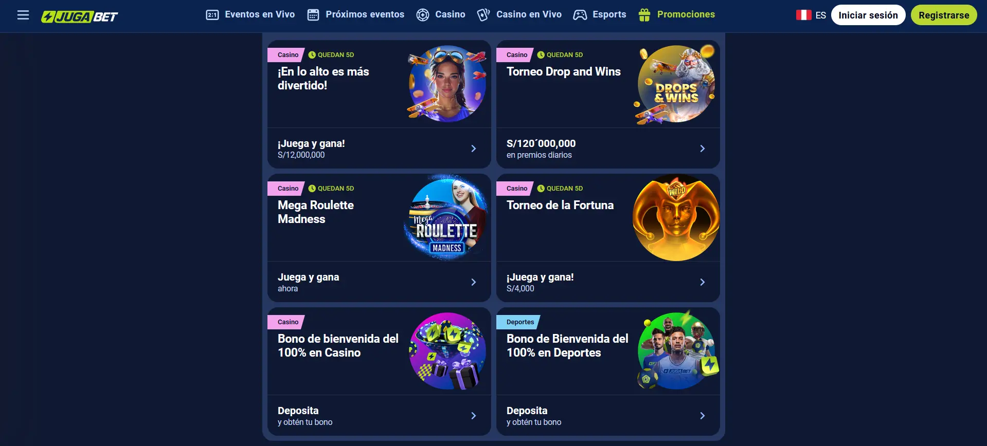 Bonos y promociones de Jugabet en Perú Bonos y promociones de Jugabet en Perú
