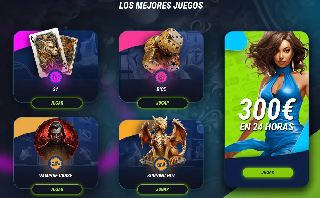 Juegos disponibles como parte de la promoción