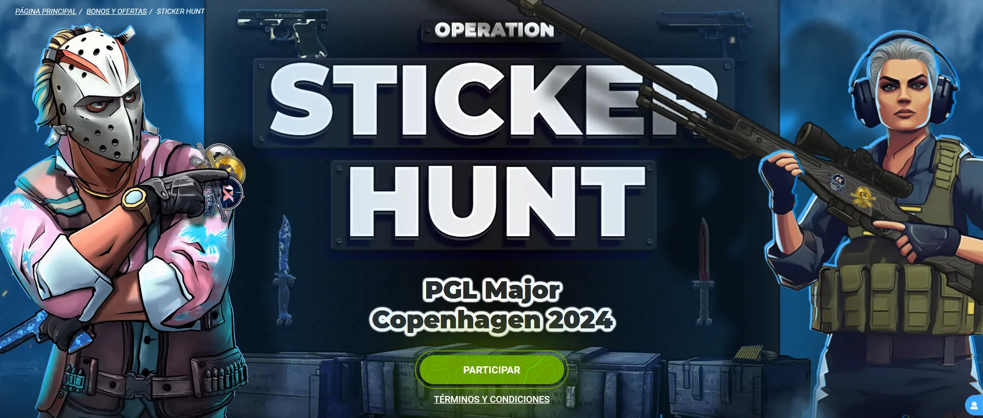 Operación StickerHunt - 1xBet