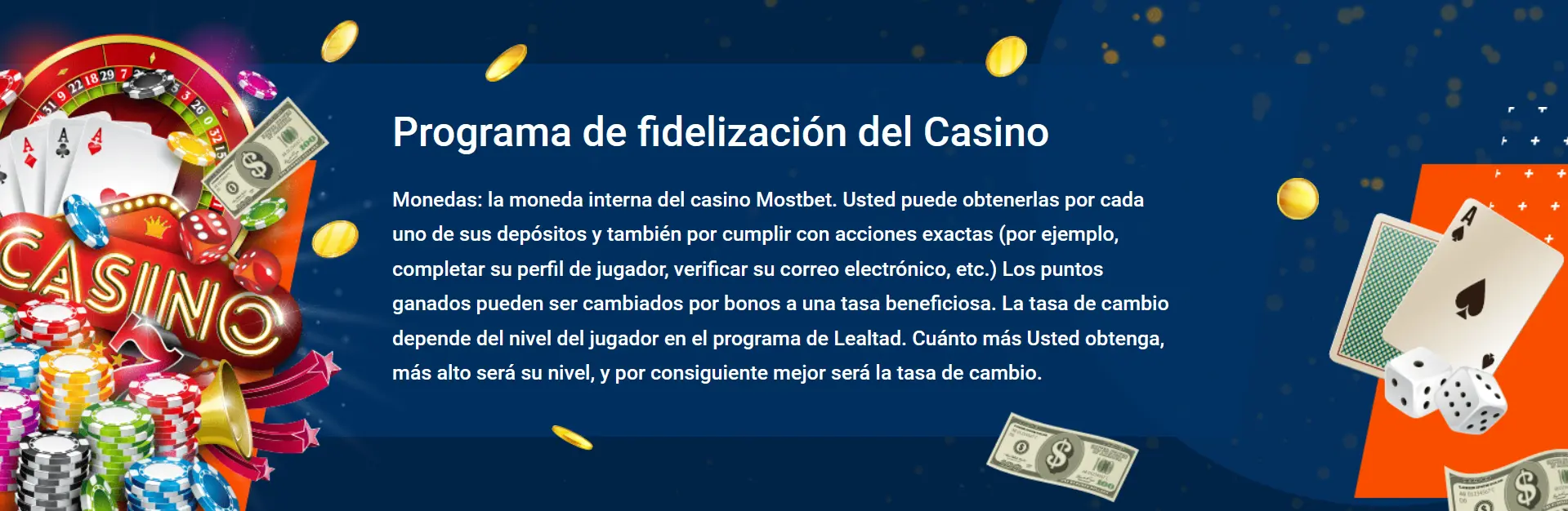 Programa de fidelidad del casino