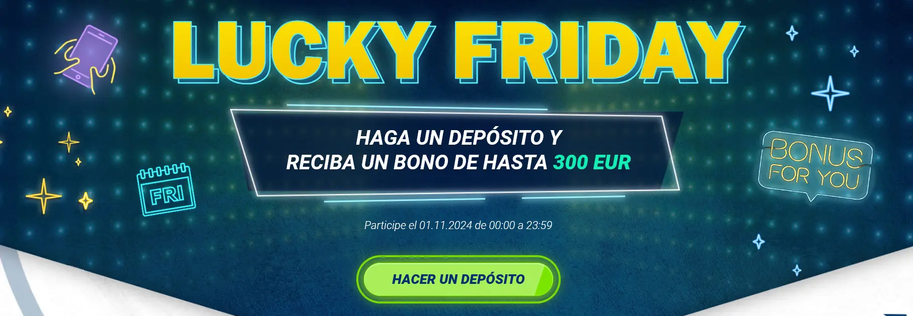 Viernes de suerte - 1xBet