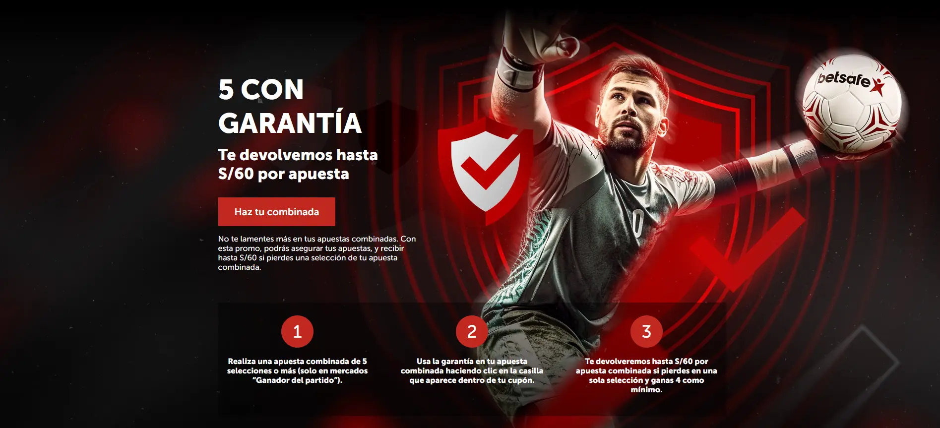 Apuesta con garantía en Betsafe