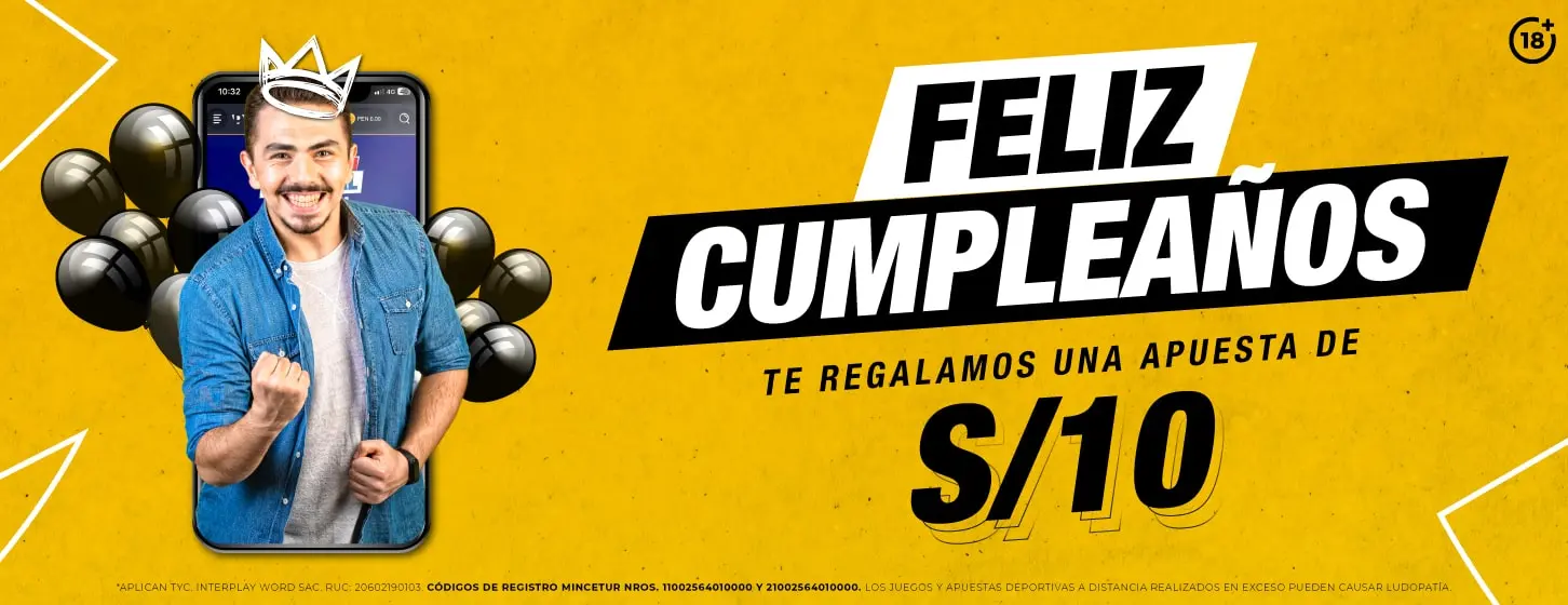 Apuesta gratuita x Cumpleaños en Doradobet