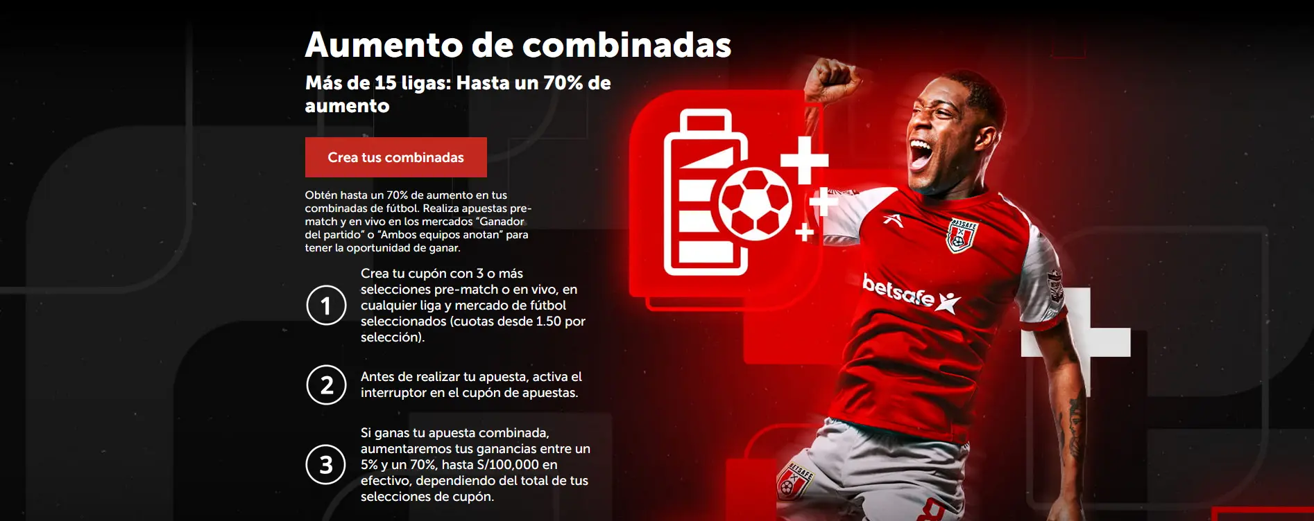 Aumento de apuestas exprés en Betsafe
