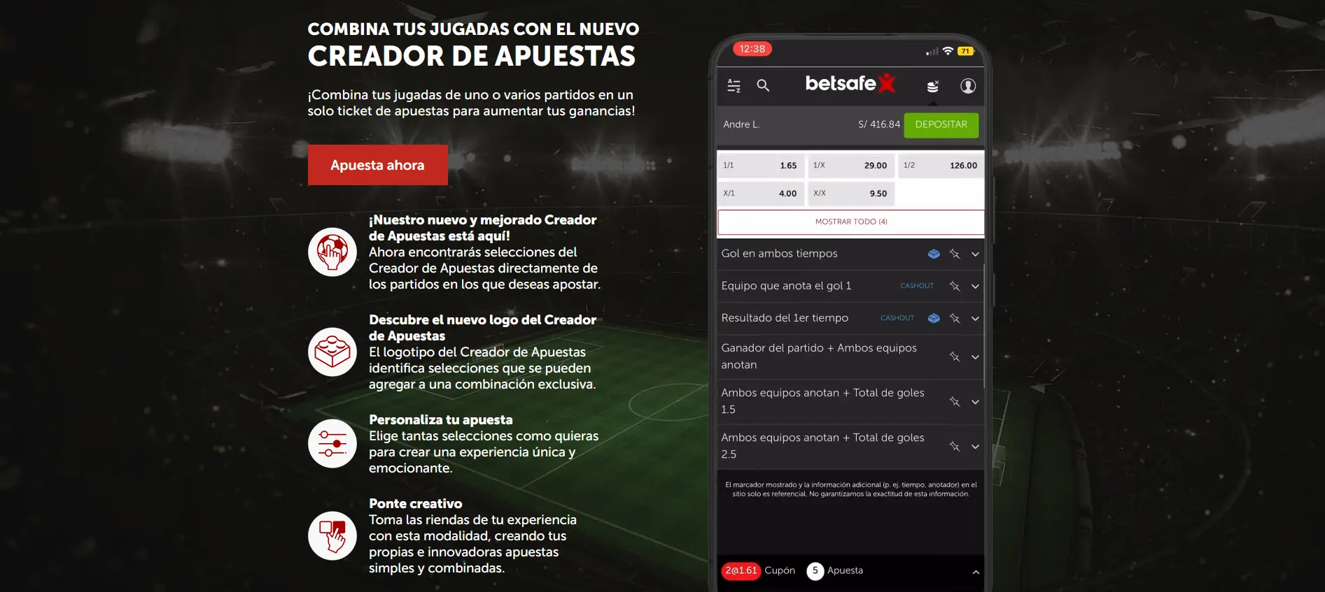 Combina tus giros con el nuevo diseñador de apuestas en Betsafe