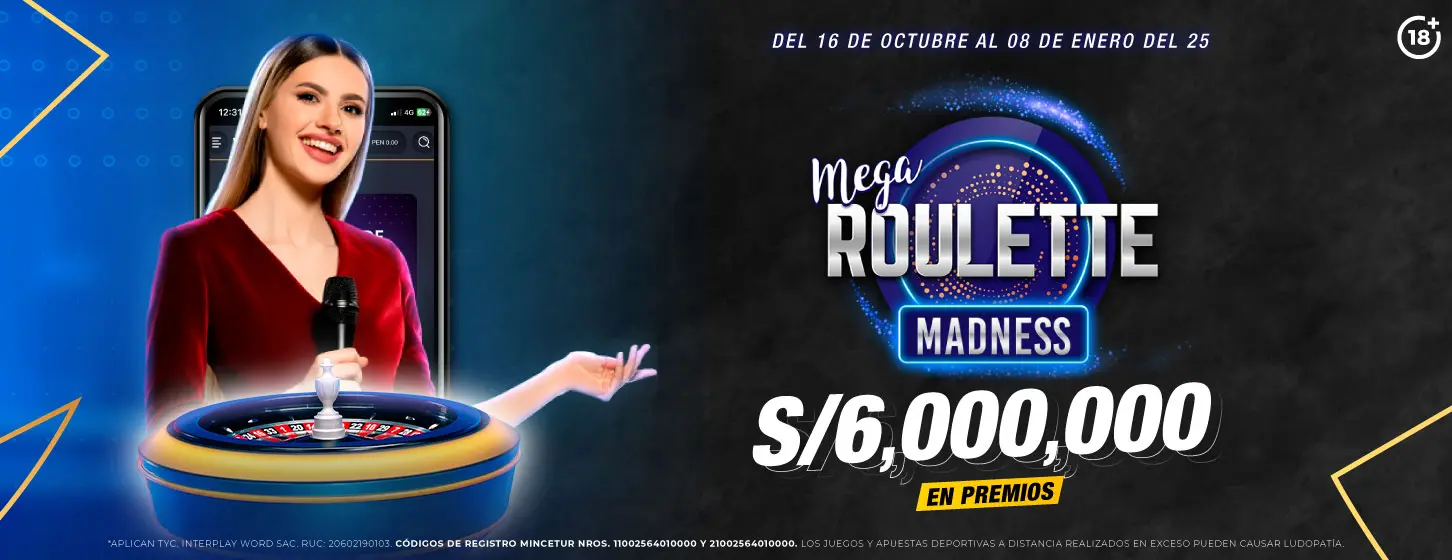 Mega Ruleta de Locura en Doradobet