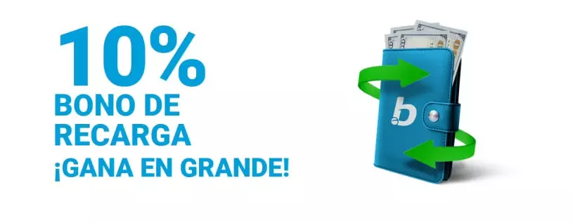 10% BONO DE RECARGA ¡GANA EN GRANDE! - Betcris