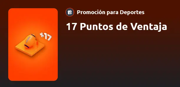17 Puntos de Ventaja - Betano