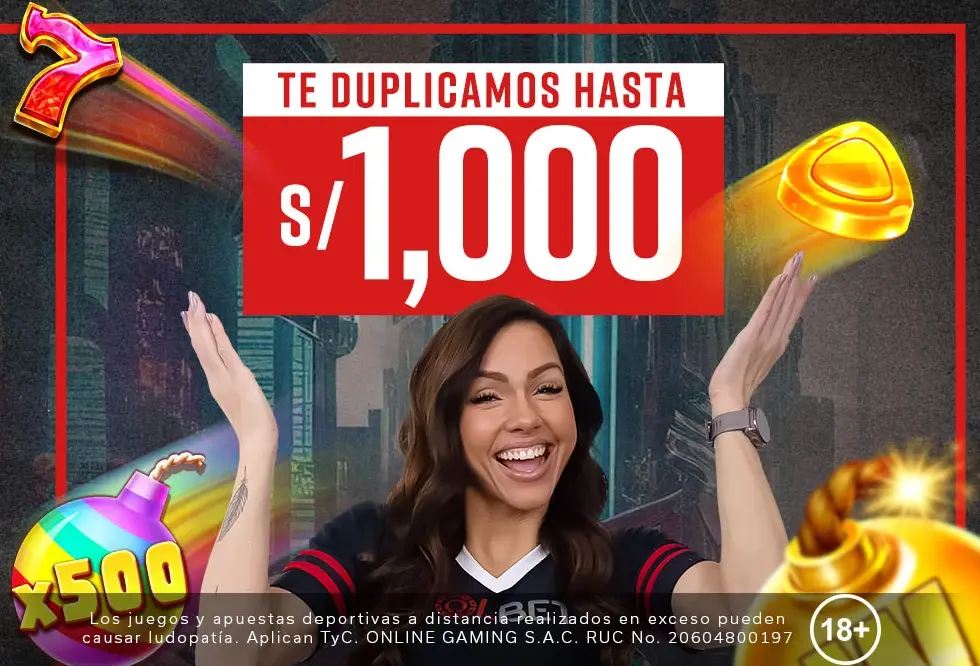 BONO DUPLICAMOS TU PRIMER DEPÓSITO - CASINO en Solbet