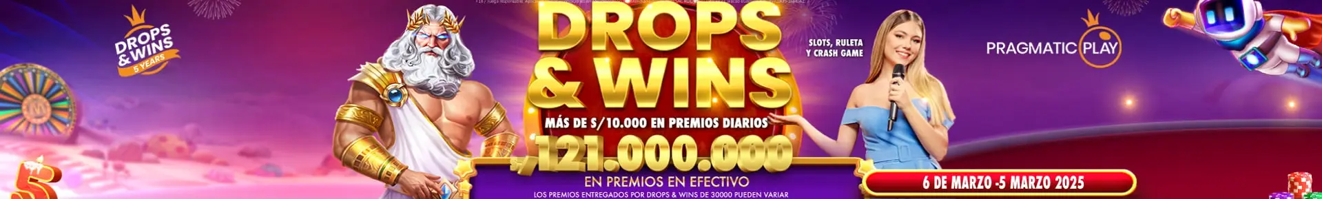 DROPS & WINS en Meridianbet