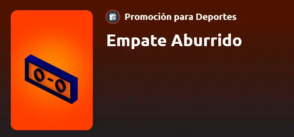 Empate Aburrido - Betano Empate Aburrido - Betano