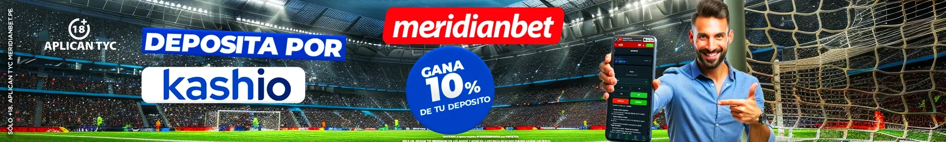 GANA MÁS CON KASHIO en Meridianbet