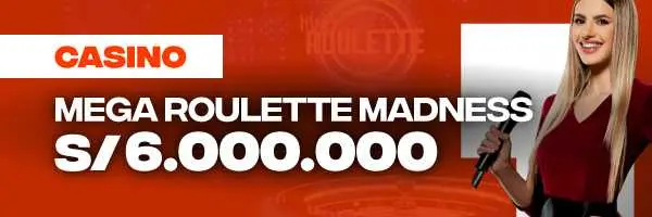Mega Ruleta de Locura - Betwarrior
